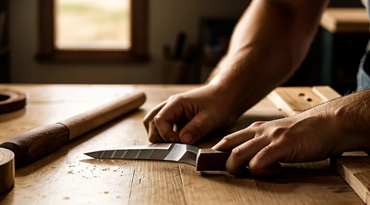 Как правильно насадить топор на новое топорище?