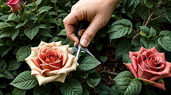 Как правильно обрезать розы после цветения в течение лета?