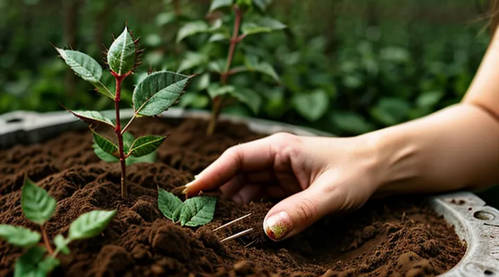 Как правильно посадить розу в грунт?