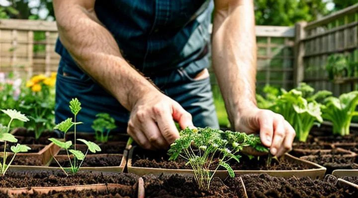 Как правильно проредить морковь на грядке в первый раз?