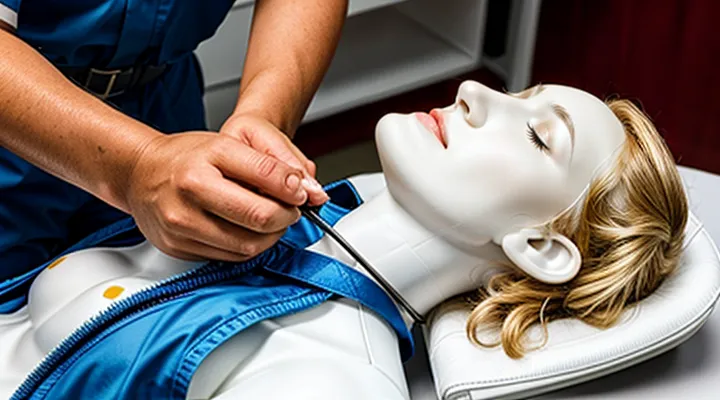 Как правильно расположить руки на грудной клетке пострадавшего при проведении сердечно-легочной реанимации?