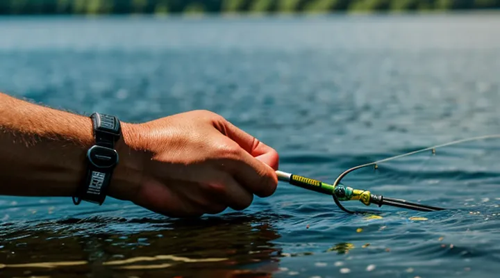 Как правильно связать леску между собой на удочке?