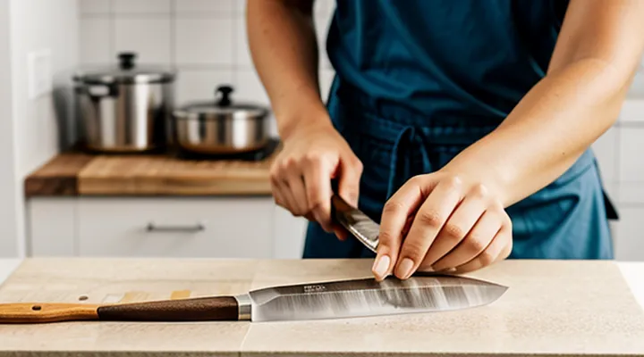 Как правильно точить ножи бруском вручную дома?