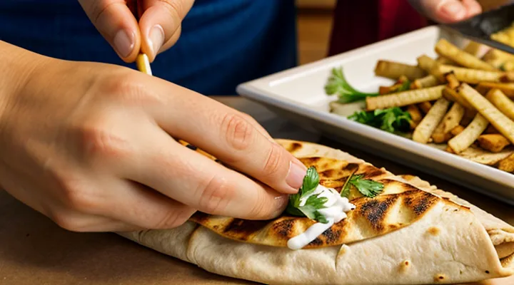 Как правильно завернуть шаурму в лаваш в домашних условиях?