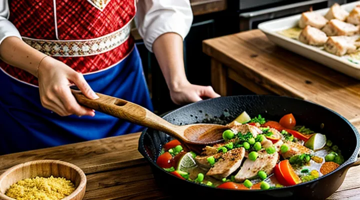 Как приготовить фунчозу с курицей и овощами?