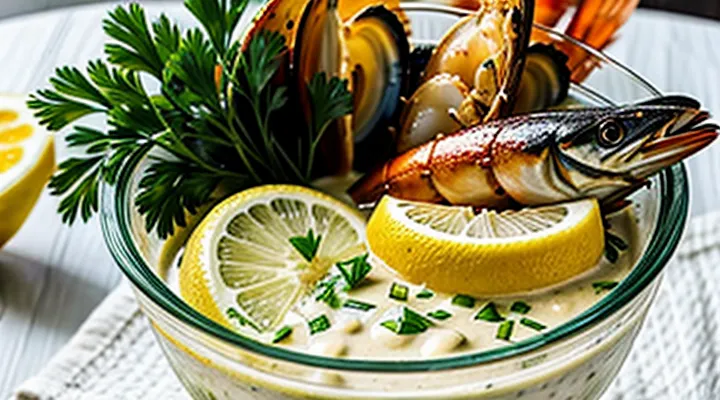 Как приготовить морской коктейль?