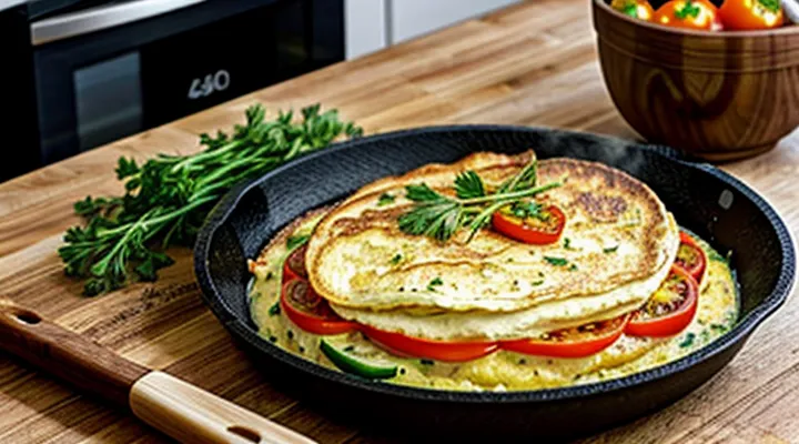 Как приготовить пышный омлет в духовке, как в садике?