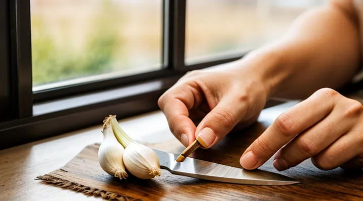 Как приготовить стрелки от чеснока?