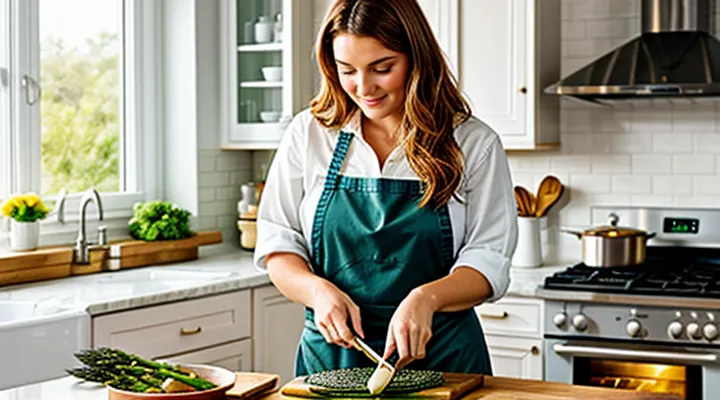 Как приготовить свежую зеленую спаржу на сковороде?