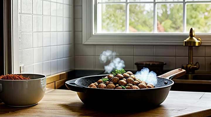 Как приготовить тефтели с подливкой на сковороде?