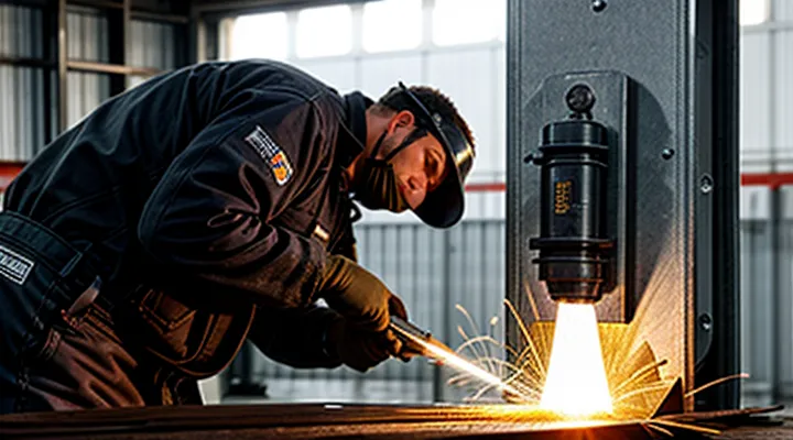 Как приварить петли к воротам из профильной трубы?