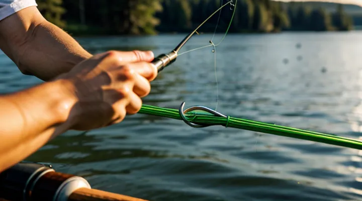 Как привязать крючок к леске с ушком правильно и крепко?