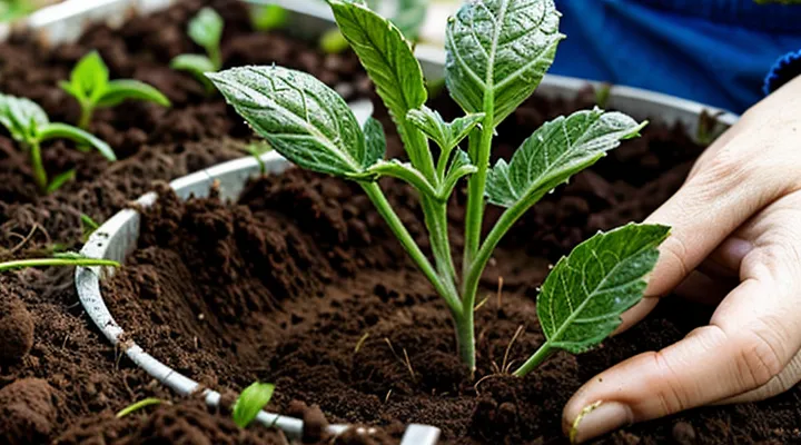 Как сажать баклажаны в открытый грунт рассадой?