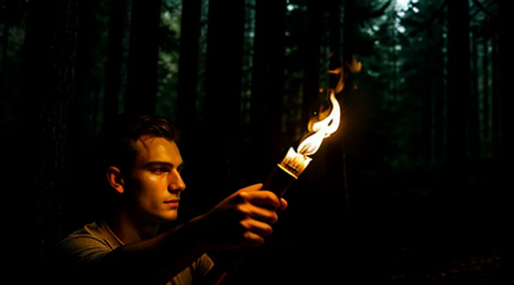 Как сделать, чтобы факел светился в руке?