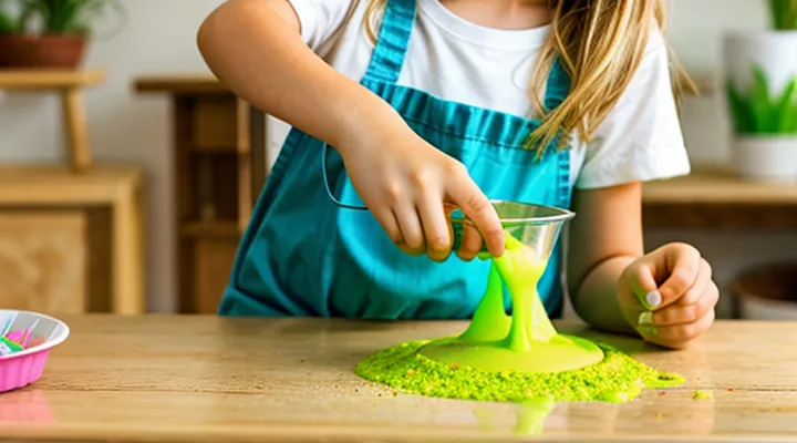 Как сделать слайм из воздушного пластилина?