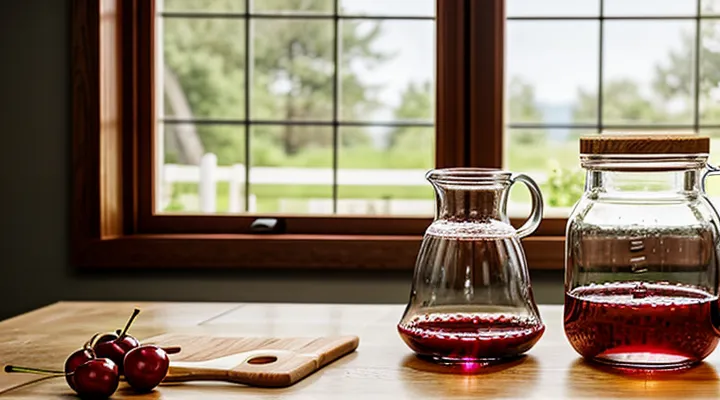 Как сделать вино в домашних условиях из вишни?
