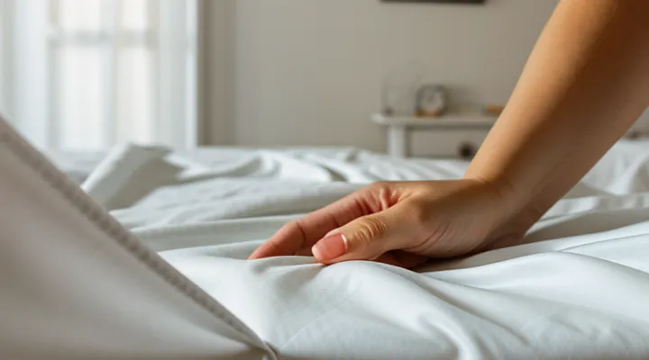 Как сложить простынь на резинке пошагово?