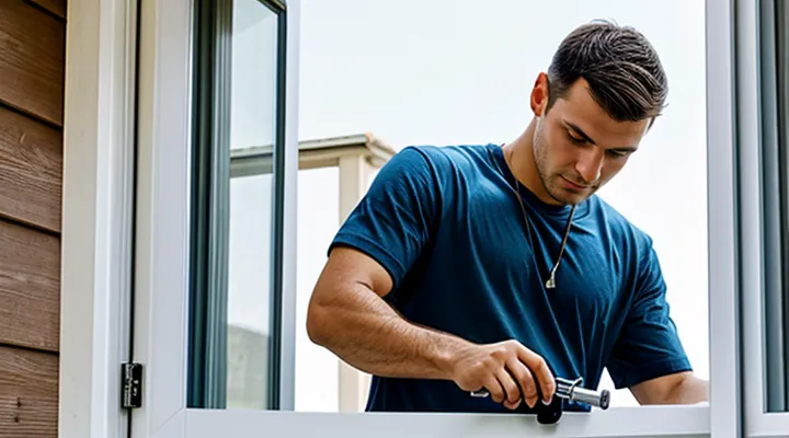 Как снять балконную пластиковую дверь с петель?