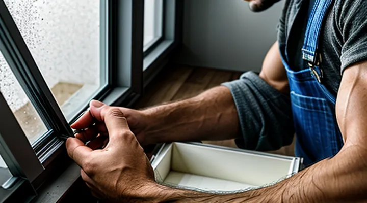 Как снять стеклопакет с пластикового окна своими руками?