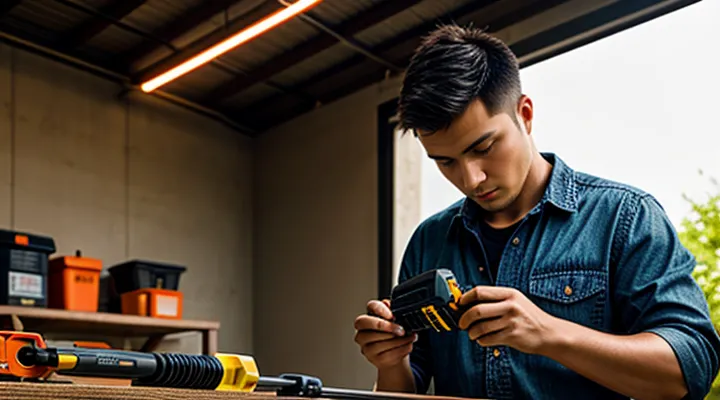 Как собрать китайский аккумуляторный триммер для травы с диском?