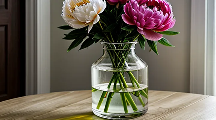Как сохранить пионы в вазе подольше в домашних условиях?