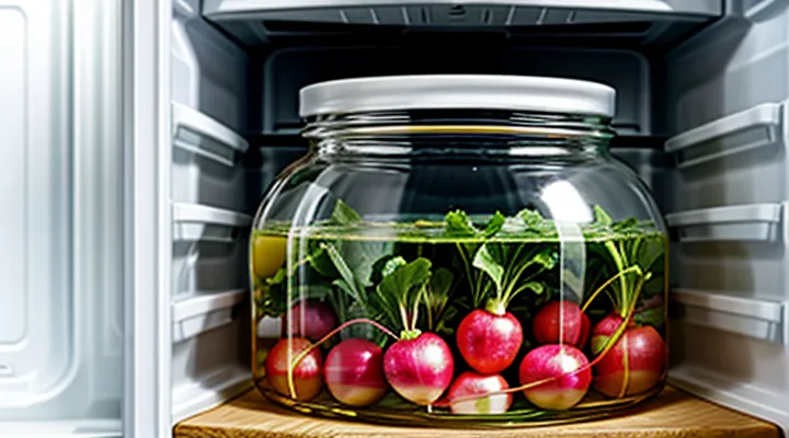 Как сохранить редис свежим в холодильнике?