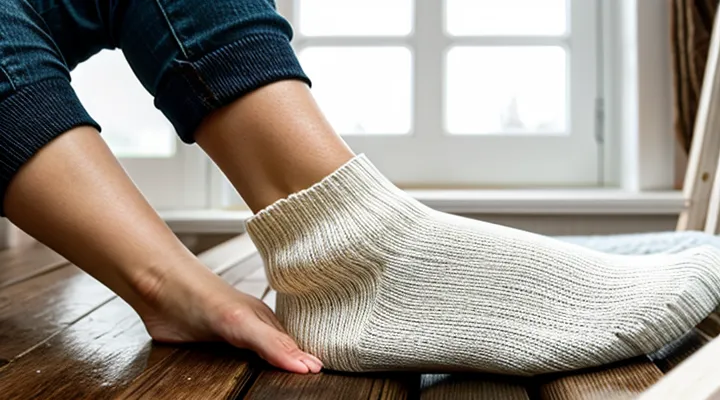 Как связать следки на двух спицах самым простым способом?