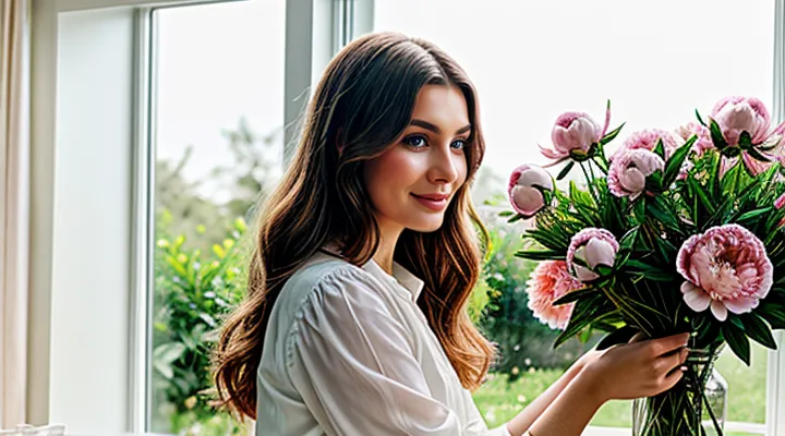 Как ухаживать за букетом пионов?