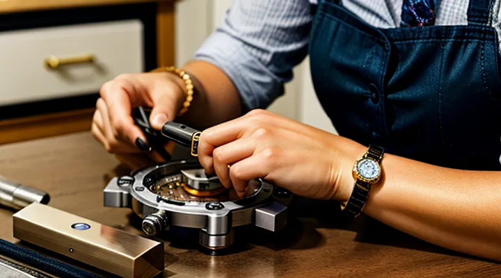 Как укоротить металлический браслет на часах?