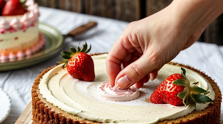 Как украсить торт клубникой в домашних условиях?