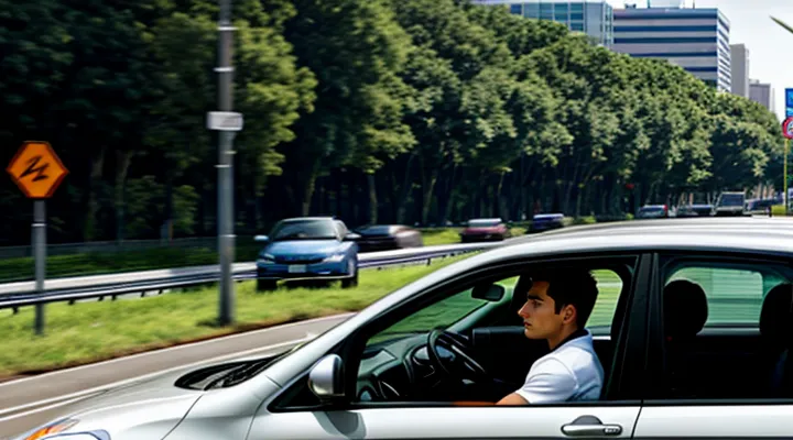 Как вам следует действовать, выезжая с места стоянки одновременно с другим автомобилем?