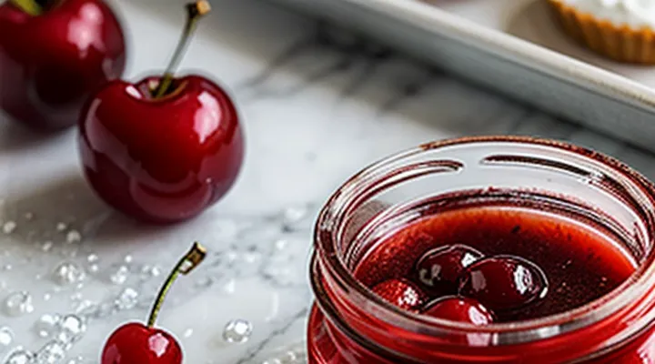 Как варить вишневое варенье?