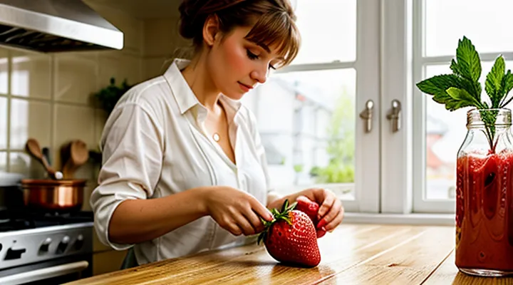 Как варить земляничное варенье с целыми ягодами?