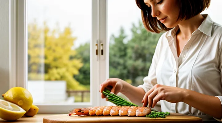 Как вкусно приготовить креветки на сковороде?