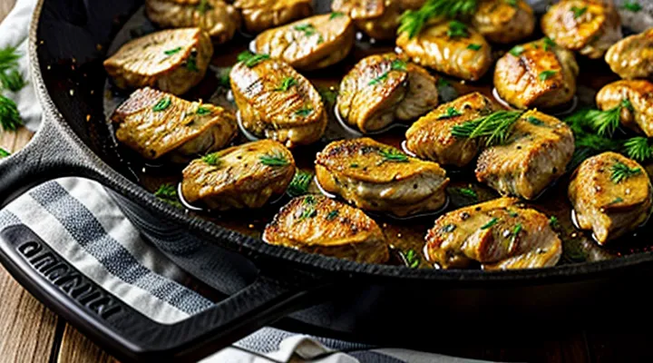 Как вкусно приготовить куриные желудки на сковороде?