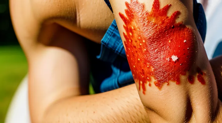 Как выглядит место укуса клеща без клеща?