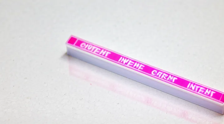 Как выглядит положительный тест на беременность на ранних сроках?