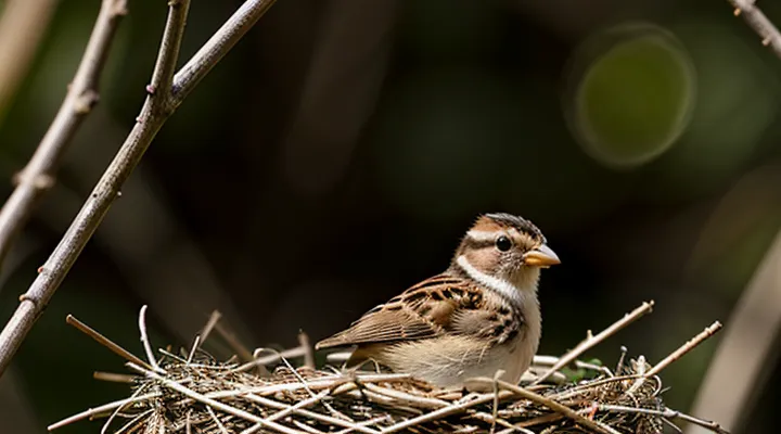 Как выглядит птенец воробья?