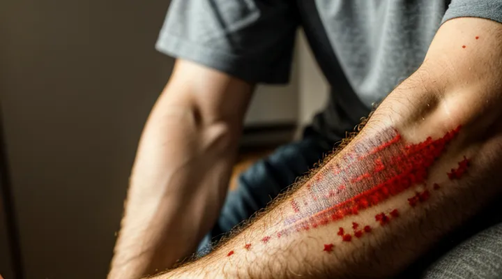 Как выглядят укусы клопов на теле человека?