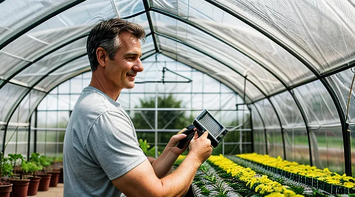 Как закрепить затеняющую сетку на теплице из поликарбоната?