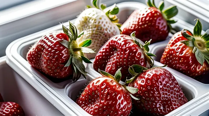 Как заморозить клубнику на зиму в морозильной камере без сахара целиком правильно?