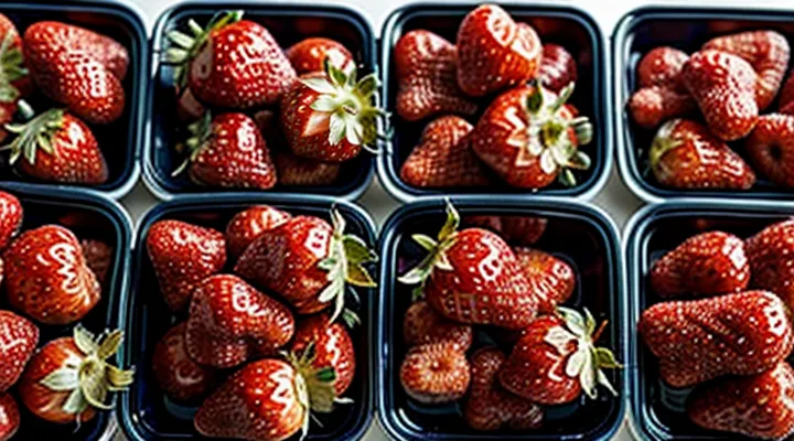 Как заморозить клубнику с сахаром на зиму в пластиковых контейнерах?