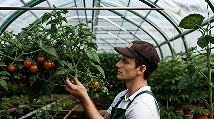 Когда следует обрезать нижние листья у томатов в теплице?