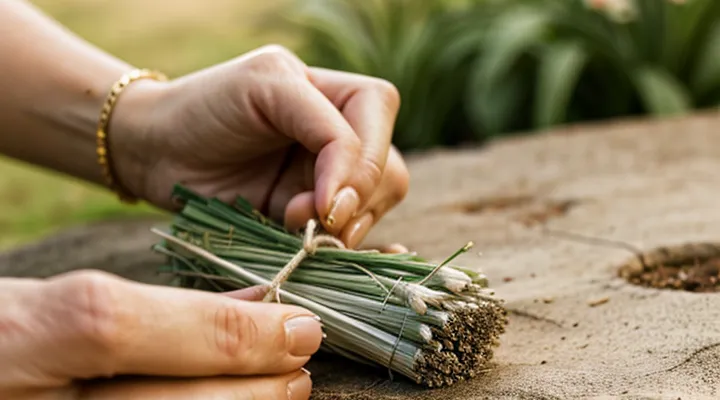 Когда завязывать чеснок в узлы на грядке?