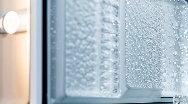 Почему в холодильнике на задней стенке намерзает снег?