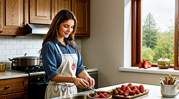 Сколько по времени варить клубничное варенье с целыми ягодами после закипания?