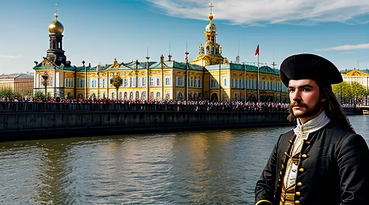 В честь кого назван Санкт-Петербург?